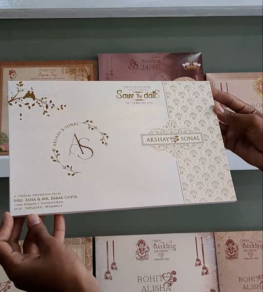 Wedding Card 3442